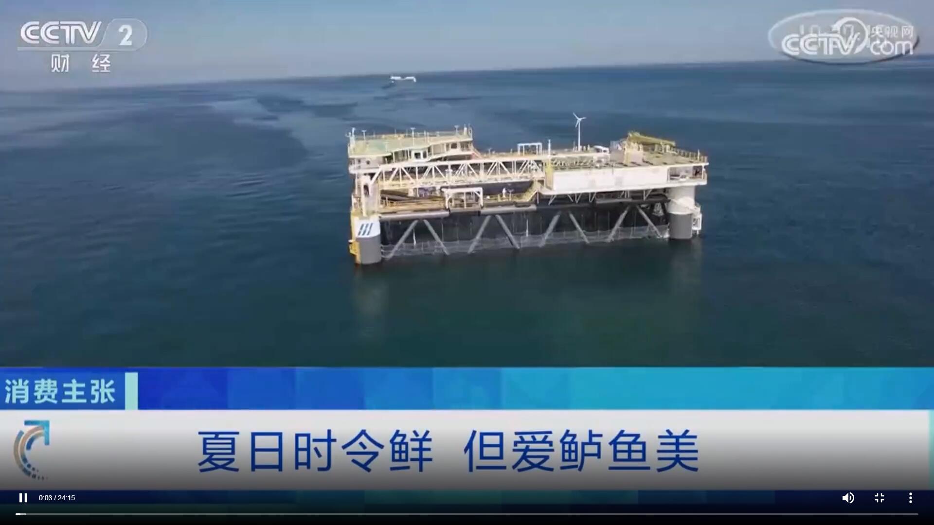 夏日時(shí)令鮮，但愛鱸魚美！經(jīng)海深海冷水鱸亮相CCTV-2《消費(fèi)主張》